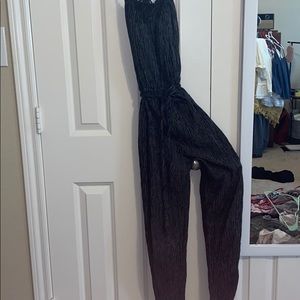 Black and white jumpsuit
